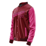 Custom Crimson Red Pink Jacket JA1515131517B31713