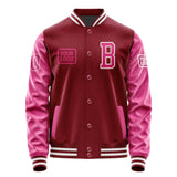 Custom Crimson Red Pink Jacket JA151513151818131318