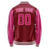 Custom Crimson Red Pink Jacket JA1515131518B31813