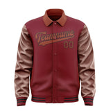 Custom Crimson Red Coral Red Jacket
