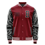 Custom Crimson Red Black Jacket JA151517151818171718