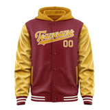 Custom Crimson Red Yellow Jacket