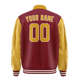 Custom Crimson Red Yellow Jacket