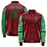 Custom Crimson Red Emerald Green Jacket