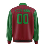 Custom Crimson Red Emerald Green Jacket