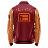 Custom Crimson Red Orange Jacket JA151528151717282817