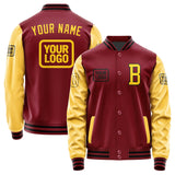 Custom Crimson Red Gold Jacket