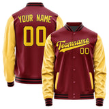 Custom Crimson Red Gold Jacket