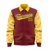 Custom Crimson Red Gold Jacket