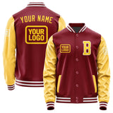 Custom Crimson Red Gold Jacket