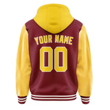 Custom Crimson Red Gold Jacket