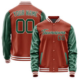 Custom Coral Red Green Jacket