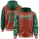 Custom Coral Red Green Jacket