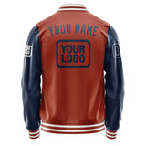 Custom Coral Red Blue Jacket JA161610161818101018