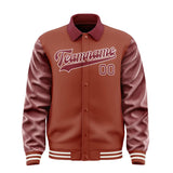 Custom Coral Red Crimson Red Jacket