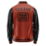 Custom Coral Red Black Jacket JA161617161717171717