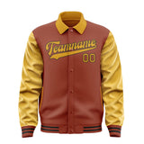 Custom Coral Red Yellow Jacket