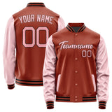 Custom Coral Red Light Pink Jacket