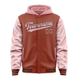 Custom Coral Red Light Pink Jacket