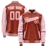 Custom Coral Red Light Pink Jacket