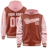 Custom Coral Red Light Pink Jacket