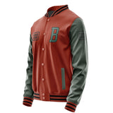 Custom Coral Red Blue Green Jacket JA161627161717272717