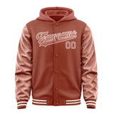 Custom Coral Red Copper Rose Jacket