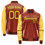 Custom Coral Red Gold Jacket