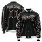 Custom Black Brown Jacket