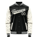 Custom Black Cream Jacket JA1717031718B31803