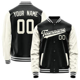 Custom Black Cream Jacket JA1717031718B31803