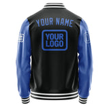 Custom Black Sky Blue Jacket JA171709171818090918