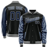 Custom Black Blue Jacket