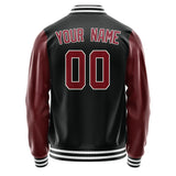 Custom Black Crimson Red Jacket JA1717151718B31815