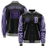 Custom Black Light Purple Jacket