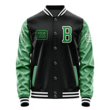 Custom Black Emerald Green Jacket JA171724171818242418