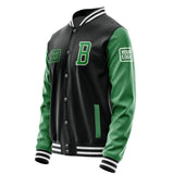 Custom Black Emerald Green Jacket JA171724171818242418