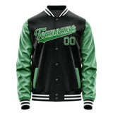 Custom Black Emerald Green Jacket JA1717241718B31824