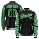 Custom Black Emerald Green Jacket JA1717241718B31824