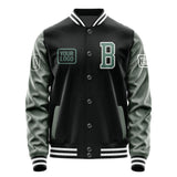 Custom Black Blue Green Jacket JA171727171818272718