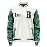 Custom White Green Jacket JA181805181717050517