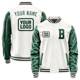 Custom White Green Jacket JA181805181717050517