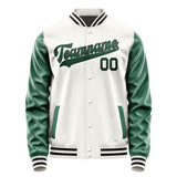 Custom White Green Jacket JA1818051817B31705