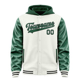 Custom White Green Jacket