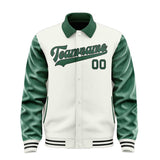 Custom White Green Jacket