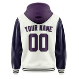 Custom White Purple Jacket