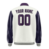 Custom White Purple Jacket