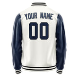 Custom White Blue Jacket JA1818101817B31710