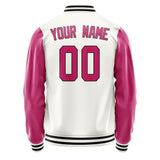 Custom White Pink Jacket JA1818131817B31713