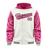 Custom White Pink Jacket